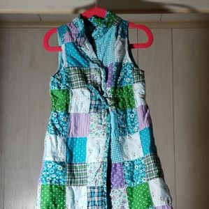 Gap Blue Quilt Toddler Dress